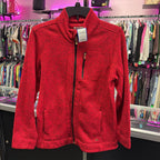 MED L/S Zipper Front Knit Jacket