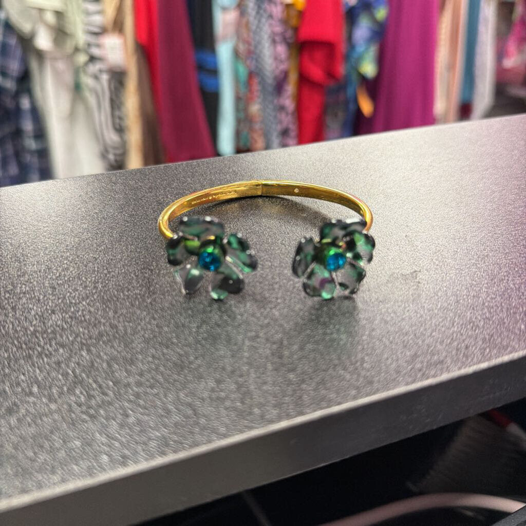 Kate Spade Petal Pusher Hinged Cuff Bracelet