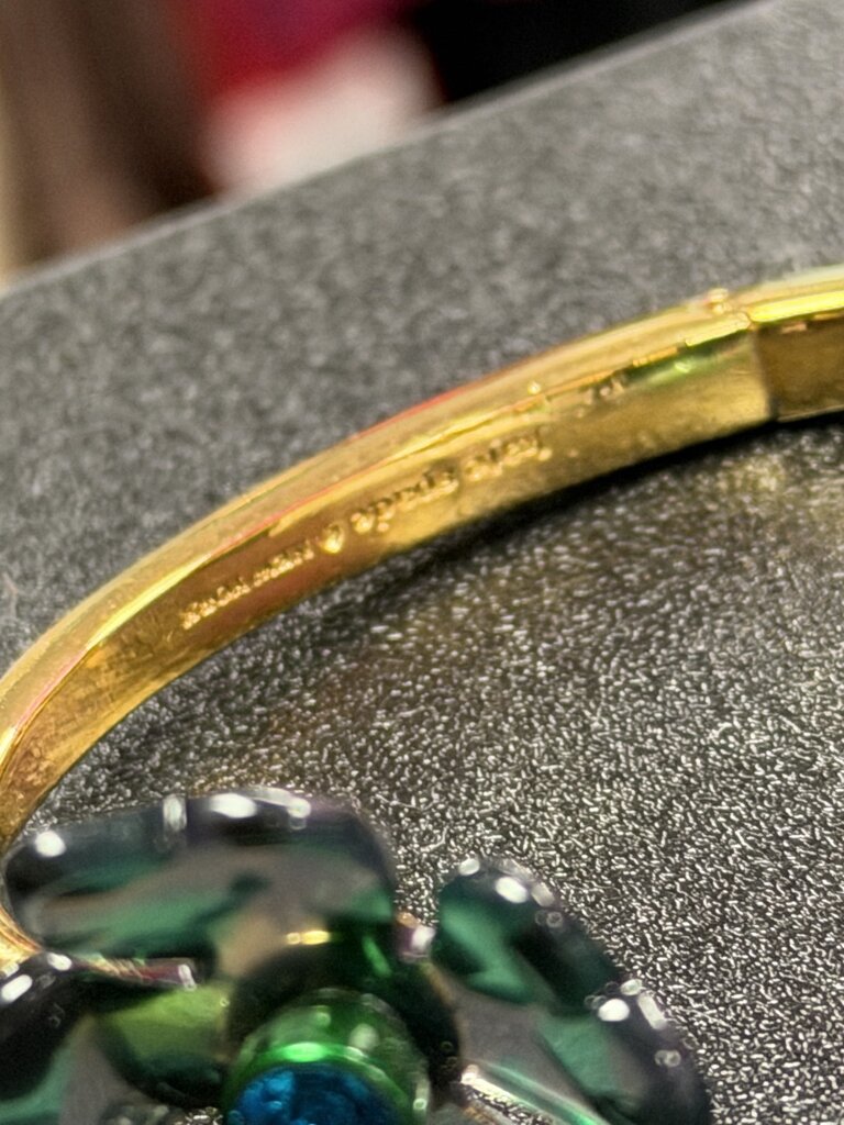 Kate Spade Petal Pusher Hinged Cuff Bracelet