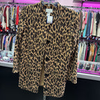 LG LS B/F Animal Print Coat