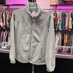 MED L/S Zipper Front Solid Jacket