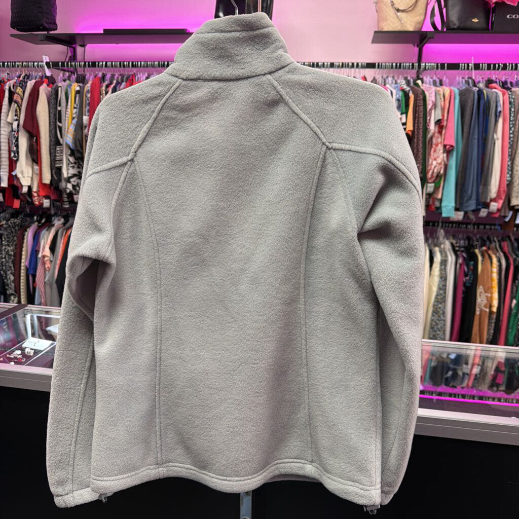 MED L/S Zipper Front Solid Jacket