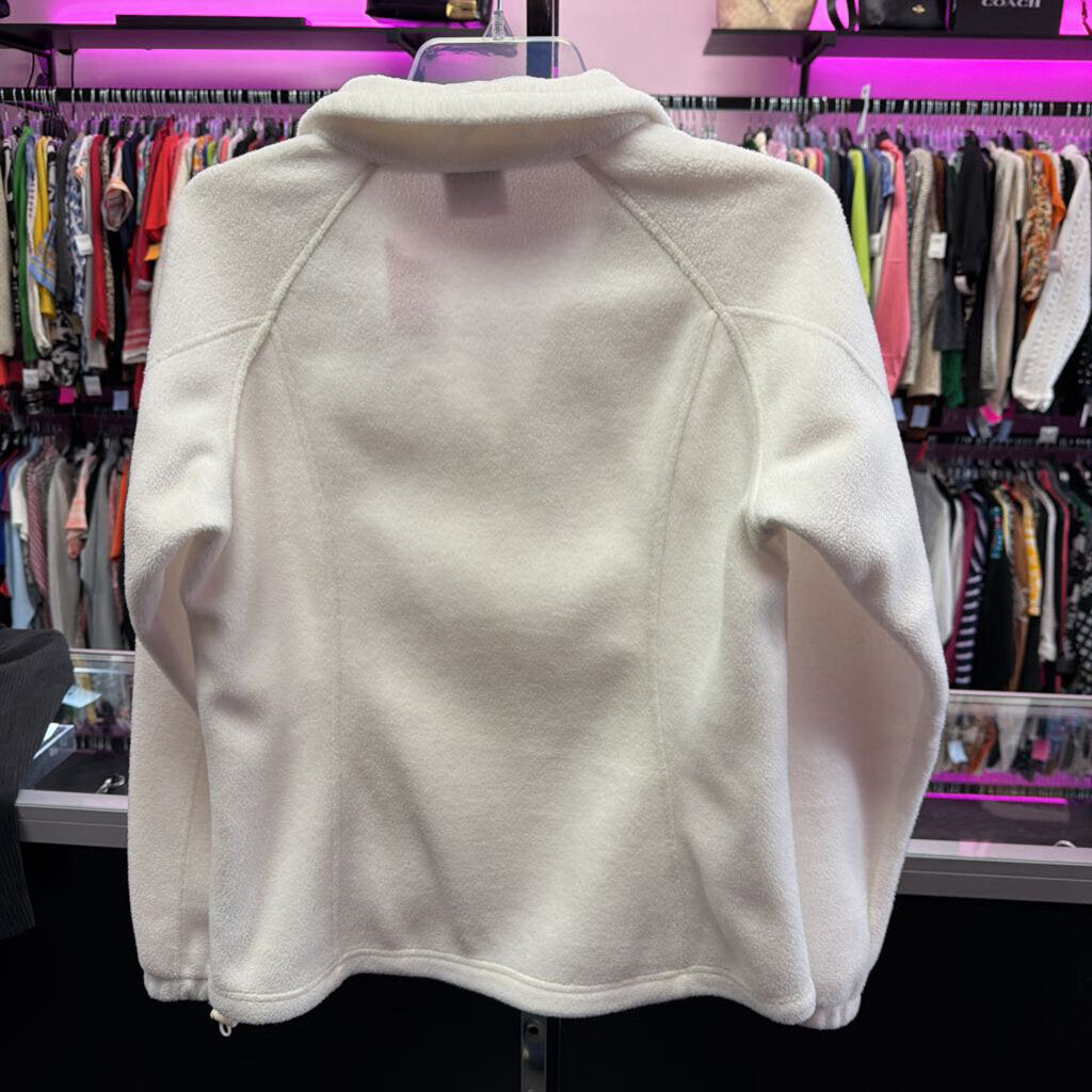 MED L/S Zipper Front Solid Jacket