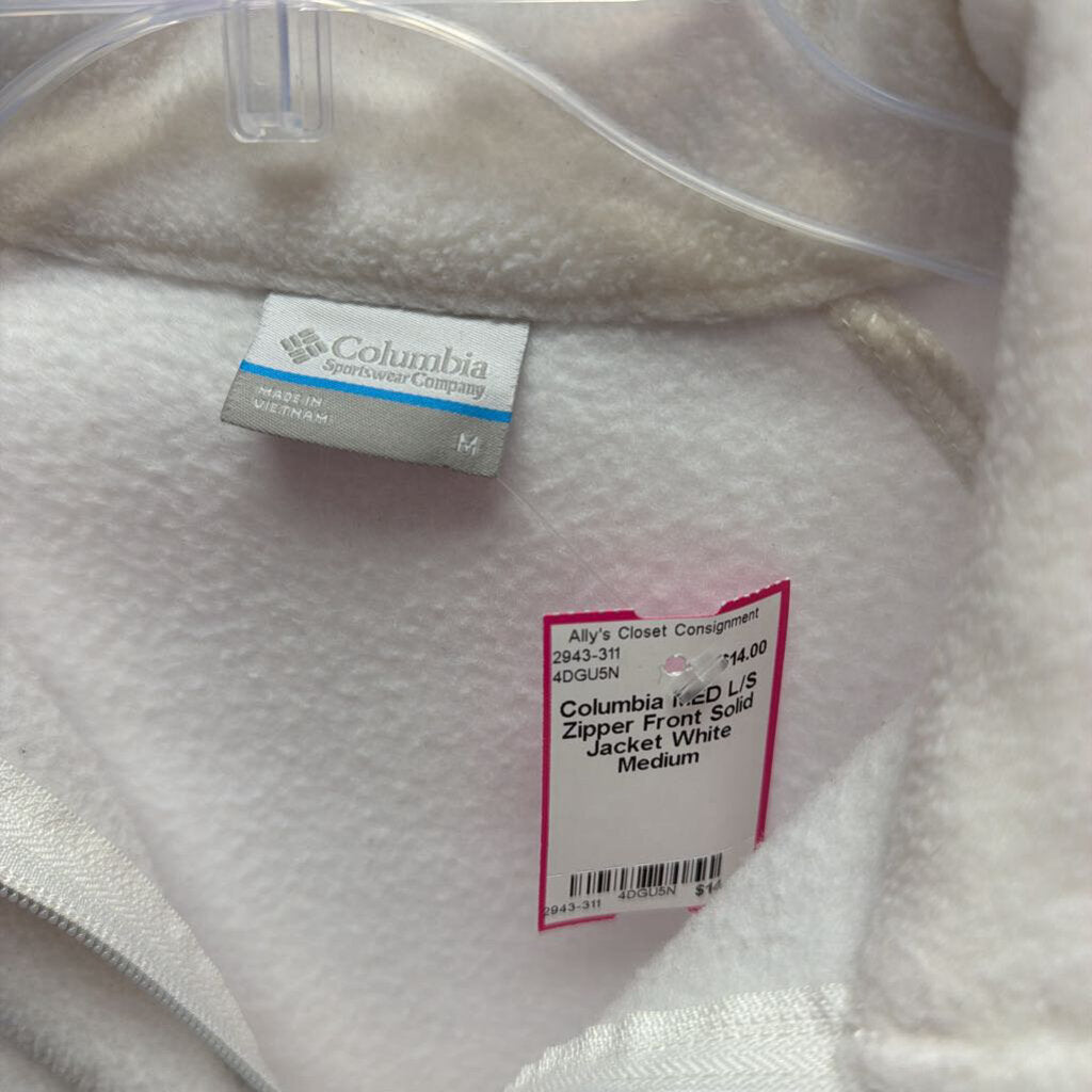 MED L/S Zipper Front Solid Jacket