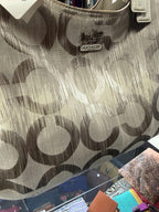 Coach Madison Op Art Ikat Sateen Maggie Shoulder Bag #15048