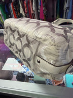 Coach Madison Op Art Ikat Sateen Maggie Shoulder Bag #15048