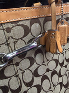 Coach Hamptons Signature Large Carryall Tote 5A10