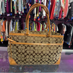 Coach Hamptons Signature Large Carryall Tote 5A10
