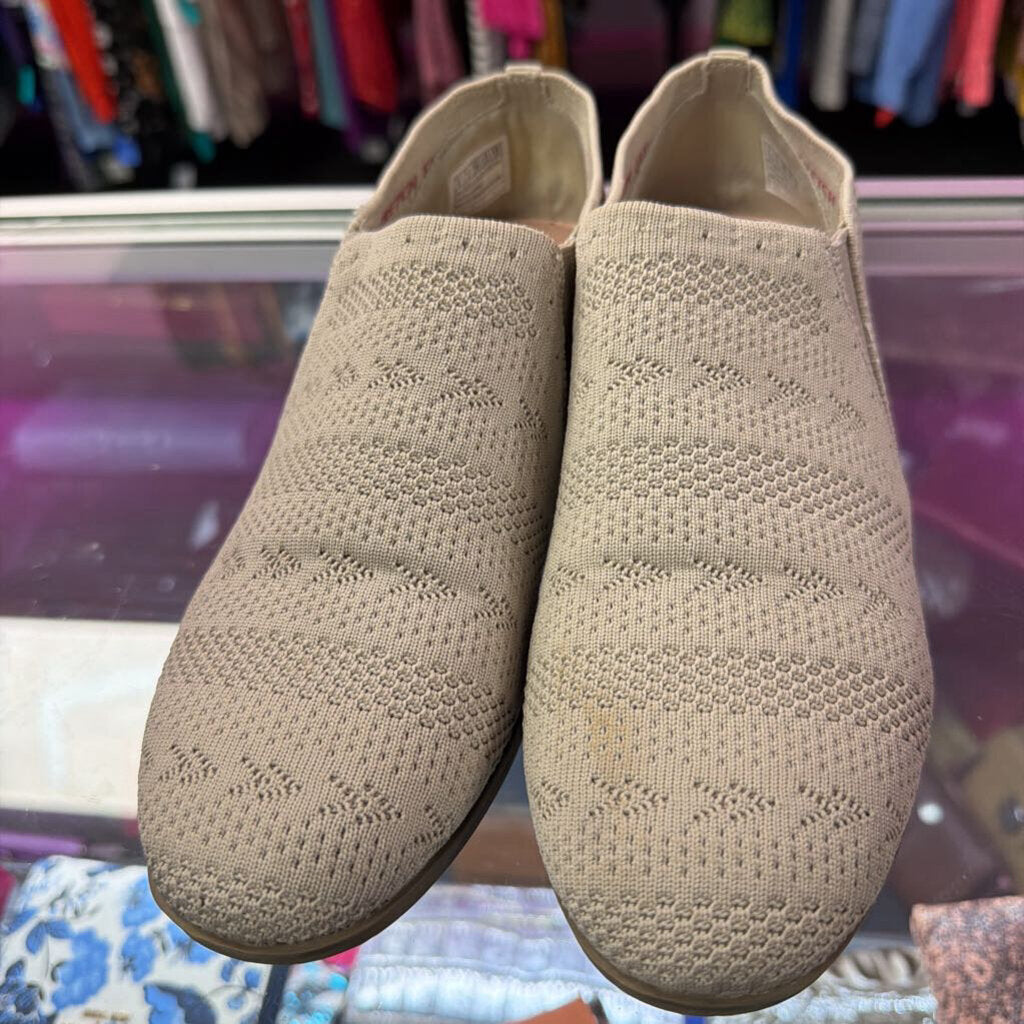 6 Sketchers Cleo Prep Knit Stretch Block Heel