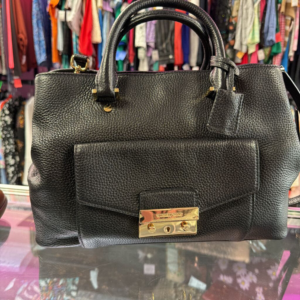 Michael Kors Pebbled Leather Satchel