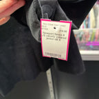 6 L/S velvety collared jacket