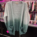 MD L/S ombre angoralike cardigan