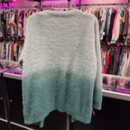 MD L/S ombre angoralike cardigan