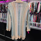 MD L/S crochet multi cardigan