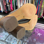 8 Vince Camuto Emberla Leather Shootie Braided Heel