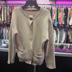 MD LS BF Knit Solid Cardi