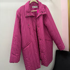 3X/31 LS ZF Vertical Quilted Long Jacket