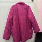 3X/31 LS ZF Vertical Quilted Long Jacket