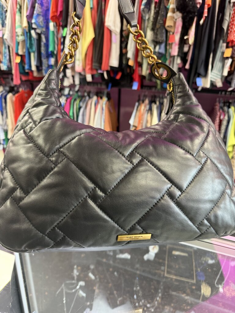 Kurt Geiger Kensington Soft Hobo Leather Bag