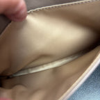 Coach Taylor Leather Mini Flap Crossbody Bag Taupe/Olive Gray
