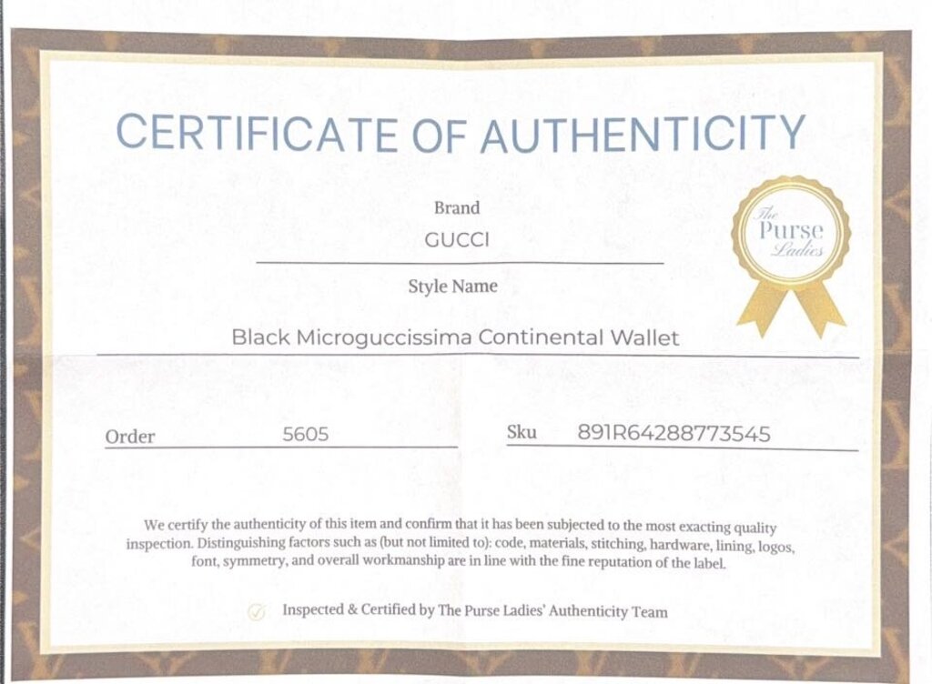 Gucci Microguccissima Continental Long Black Wallet