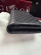 Gucci Microguccissima Continental Long Black Wallet