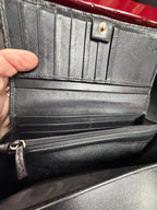 Gucci Microguccissima Continental Long Black Wallet