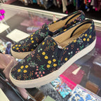9W Keds & Rifle Paper Co. Double Decker Petite Fleurs Slip-on Sneakers NWOB