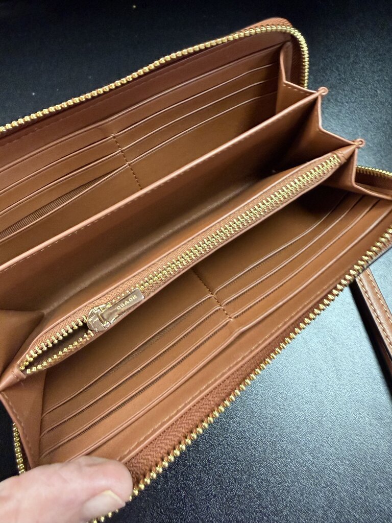Coach Accordion Zip Wallet