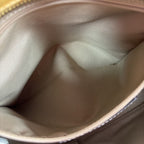 Coach Vintage Signature Gallery Tote As Is F15669 Signature Jacquard Leather Trim