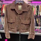 SM L/S snap front corduroy jacket