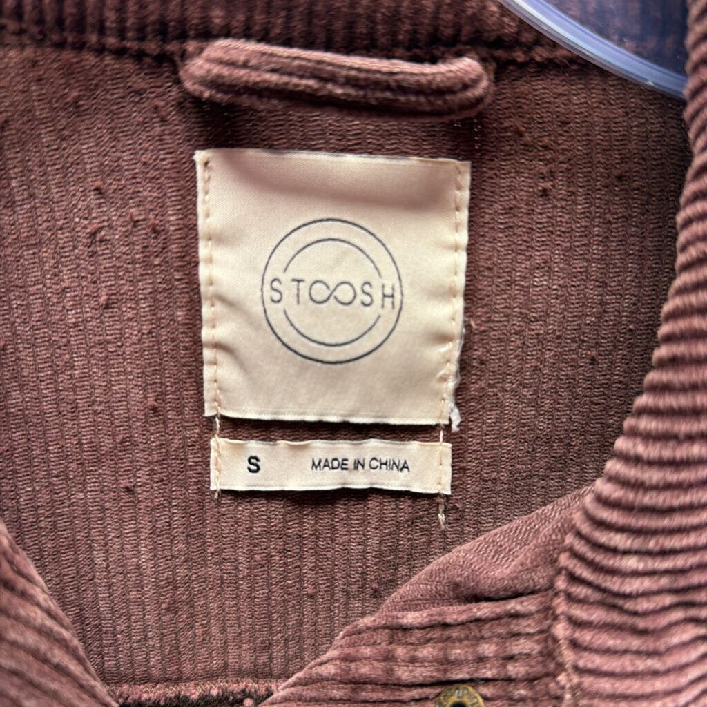 SM L/S snap front corduroy jacket