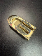 Gucci Gold Tone Money Clip (Money for Display Purposes)