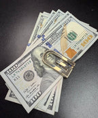 Gucci Gold Tone Money Clip (Money for Display Purposes)