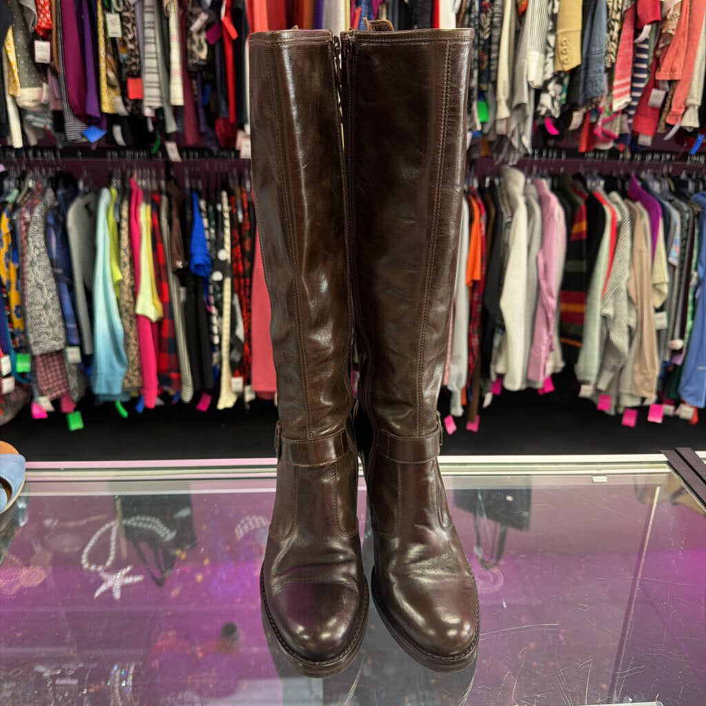 6.5 Nero Giardini Buratta Leather Boots