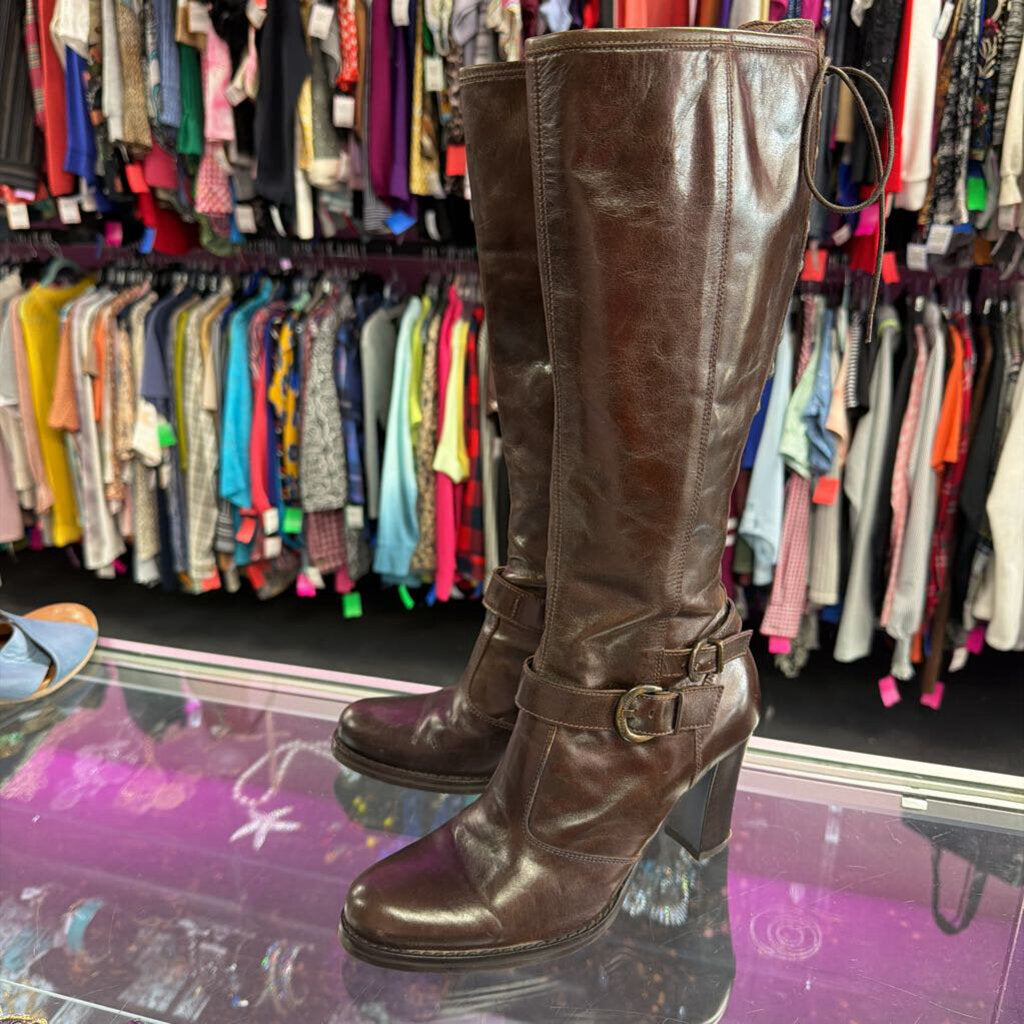 6.5 Nero Giardini Buratta Leather Boots