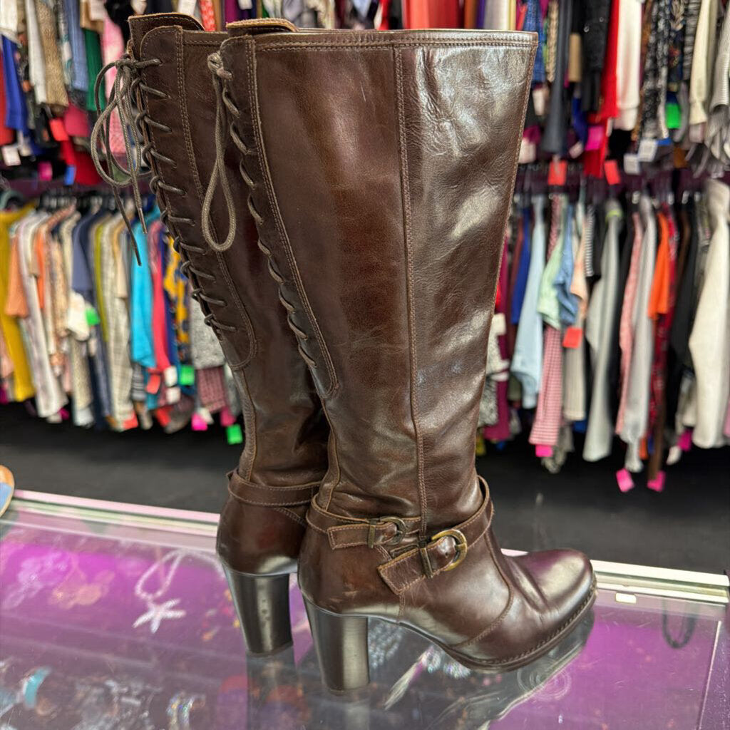 6.5 Nero Giardini Buratta Leather Boots