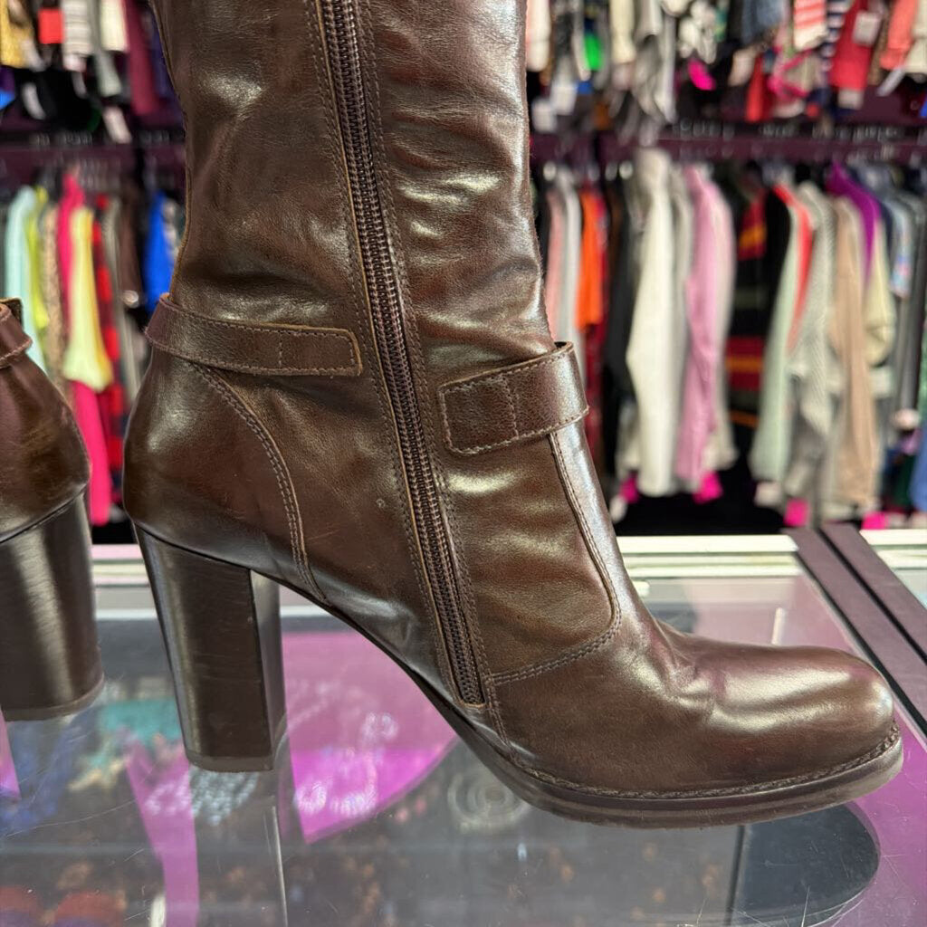6.5 Nero Giardini Buratta Leather Boots