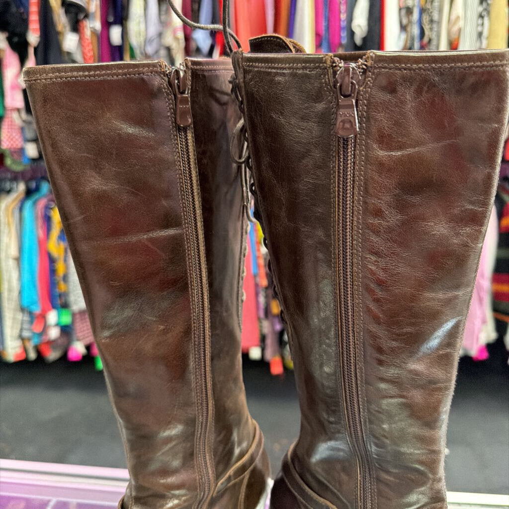 6.5 Nero Giardini Buratta Leather Boots