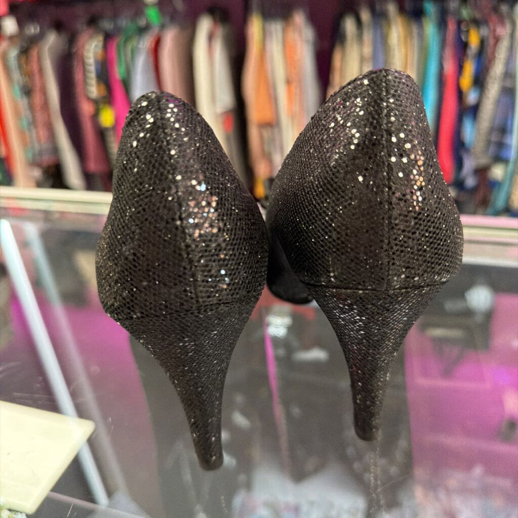 8 Mooties Tootsies Shimmer Bow Open-Toe Heel