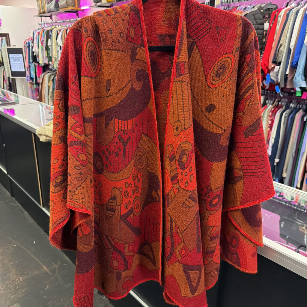 One Size Picasso Motif Shawl