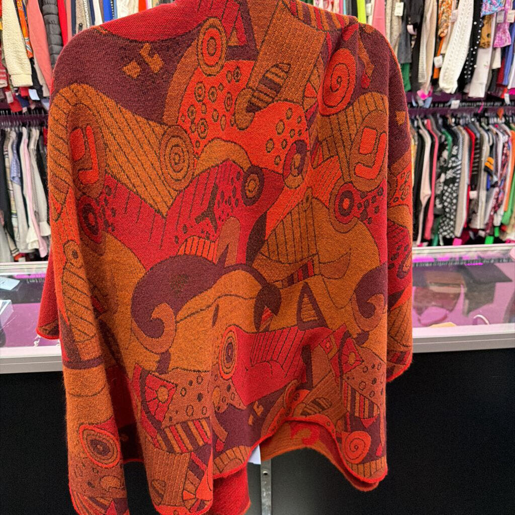 One Size Picasso Motif Shawl