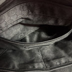 Michael Kors Medium Kempton Pocket Canvas Leather Trim Tote Bag