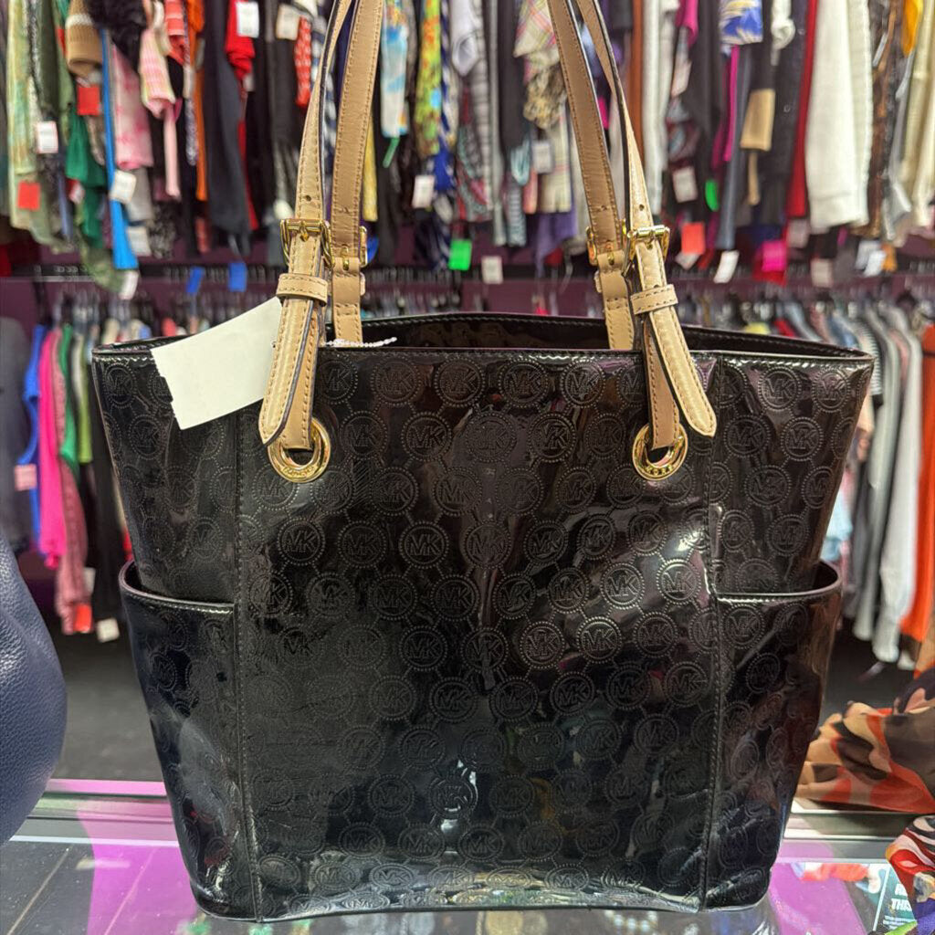 Michael Kors Signature Medium Patent Logo