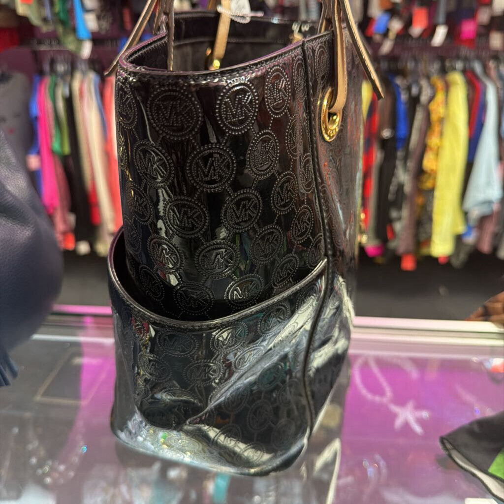 Michael Kors Signature Medium Patent Logo
