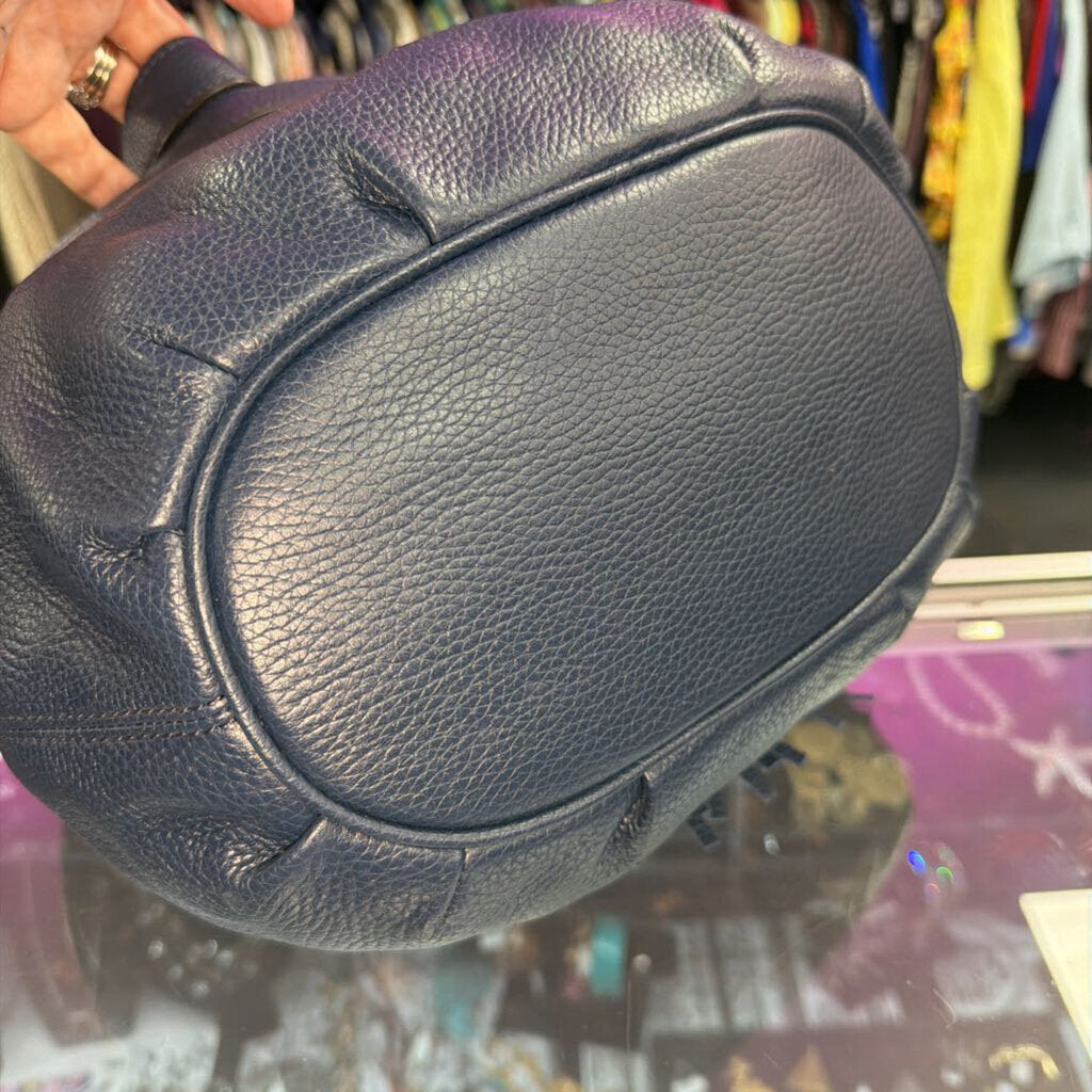 Michael Kors Braided Drawstring Leather Shoulder Bag