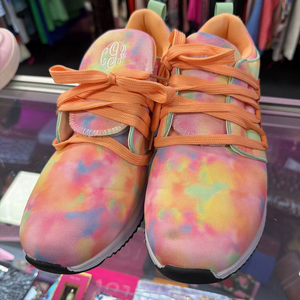 10 MarleyLilly Tye Dye Monogrammed Sneaker (CGR)
