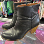 9 House of Harlow Leather Heeled Bootie