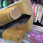 9 House of Harlow Leather Heeled Bootie
