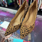 8.5 Gibson Latimer Animal Print Pointed Block Heel
